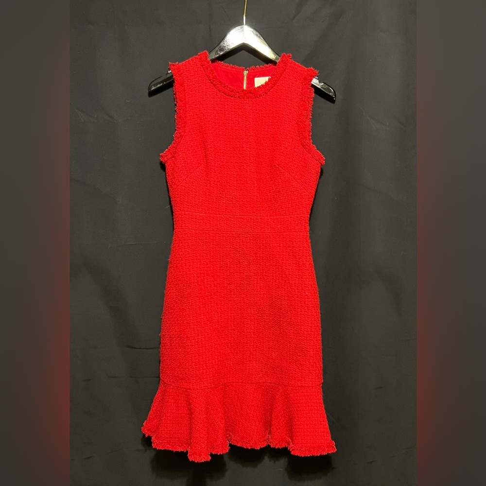 Kate Spade Red Tweed Dress (size 2)